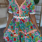 Scallop Floral Dress DEAL