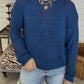 Zenana Brand Brie Top DEAL - Navy