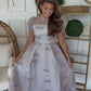 Gorgeous Gray Bow Dress DEAL