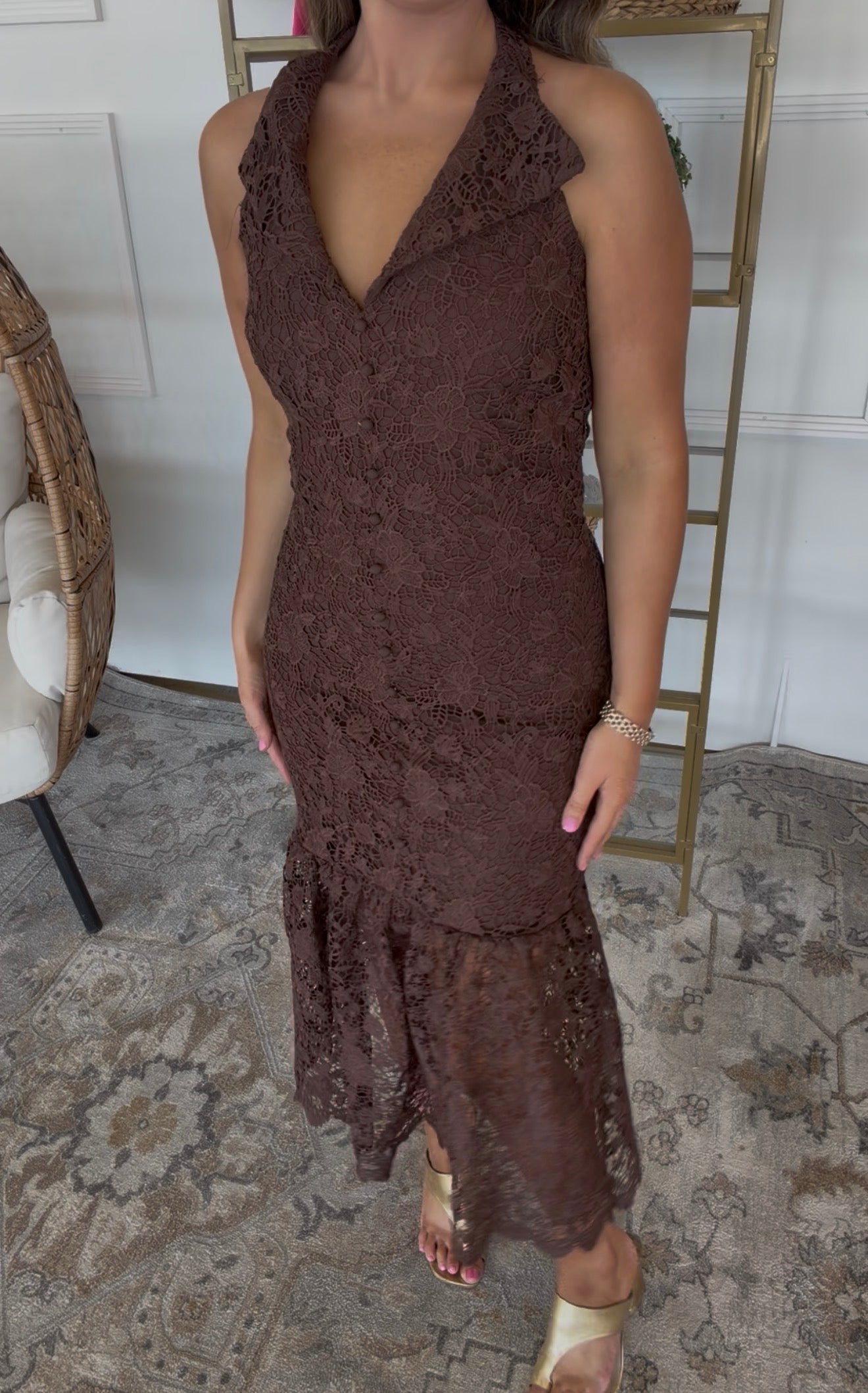 Pretty Brown Dress DEAL