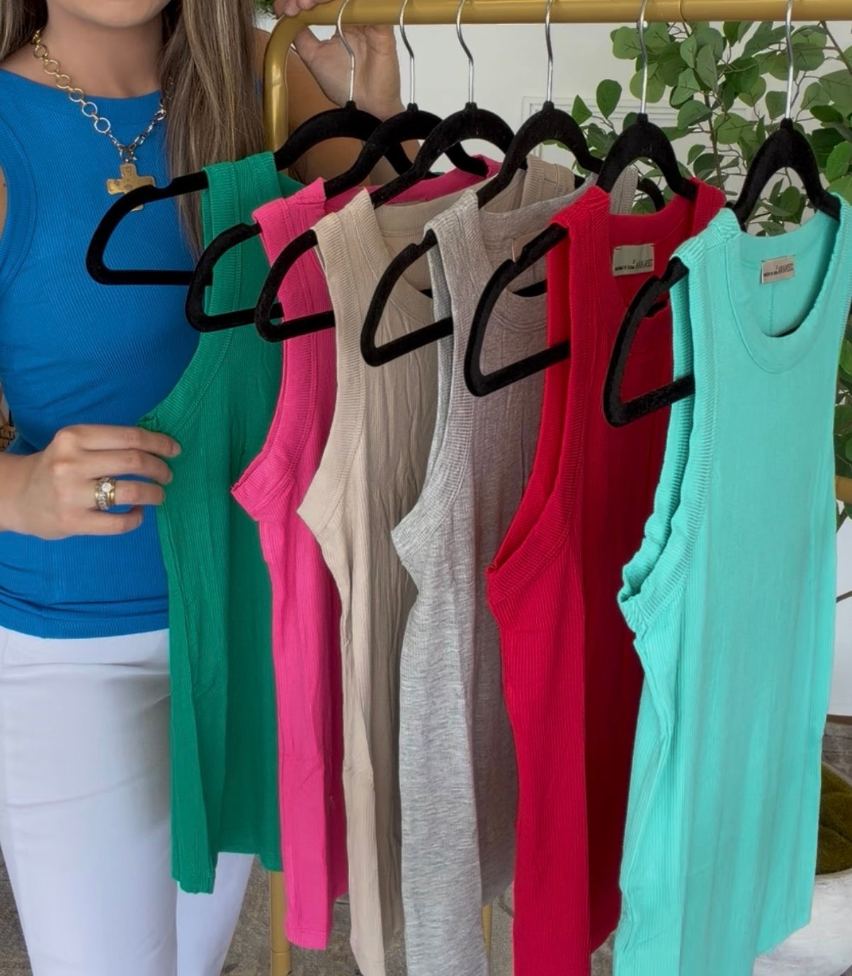 ZENANA STAPLE TANK- 7 COLORS- DEAL