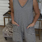 Stripe Romper Black DEAL