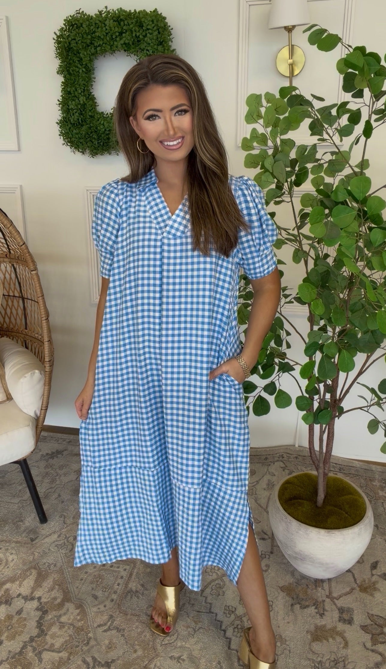 Pretty Plaid Dress DEAL