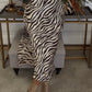 Zebra Comfy Cozy Skirt - DEAL