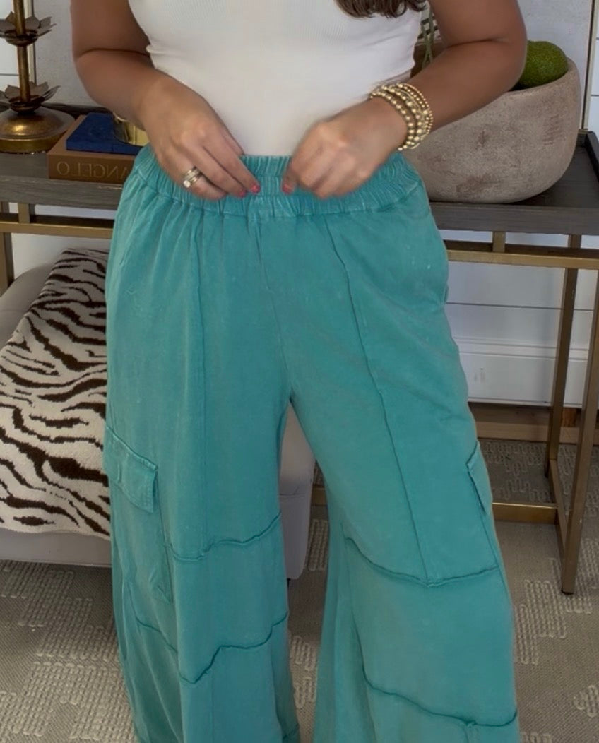 Lola Pants Teal DEAL