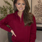 Zenana Brand Jill Pullover DEAL - Maroon