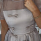 Gorgeous Gray Bow Dress DEAL