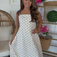 Navy Dot Dress DEAL