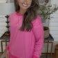Zenana Brand Stripe Season Top DEAL- Pink