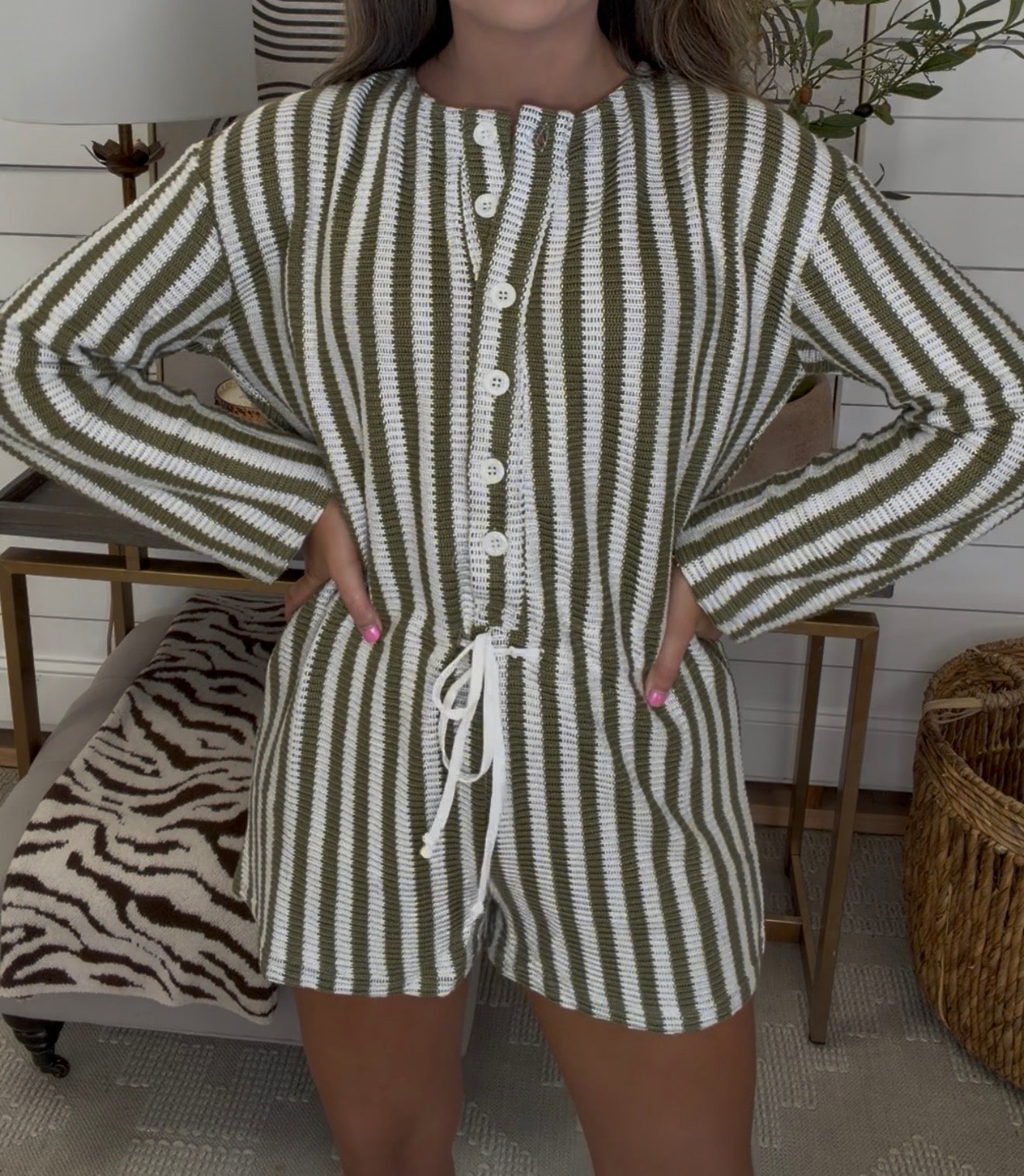 Olive Romper DEAL