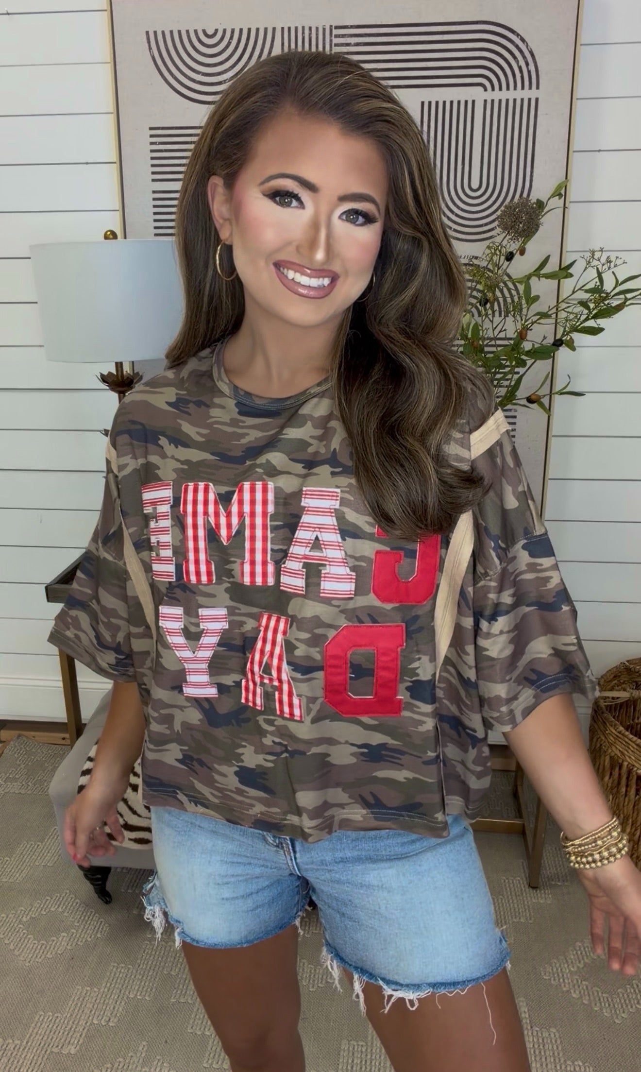 Camo Game Day Top DEAL