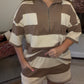 ZENANA BRAND Color Block Set— Tan