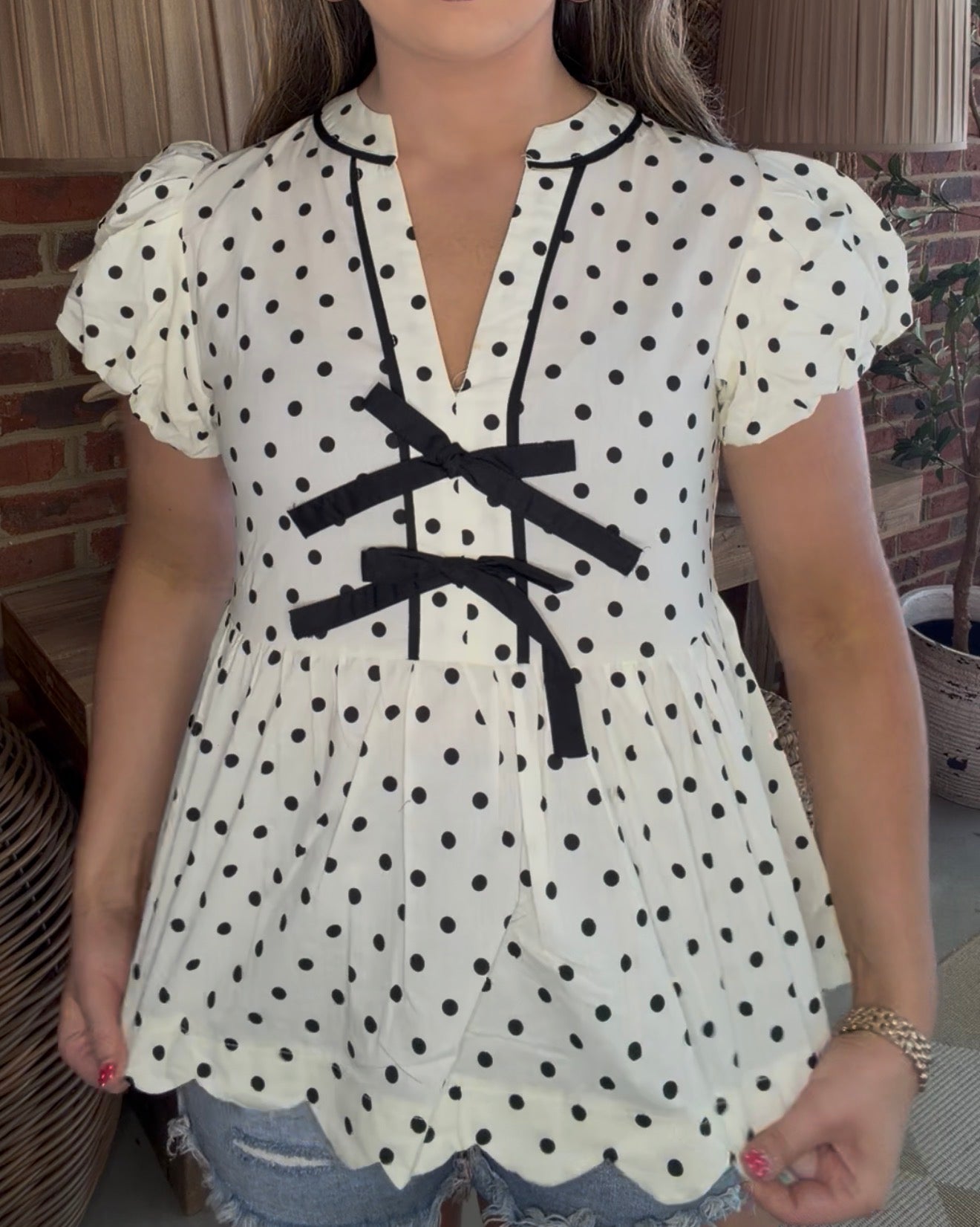 Classy Dot Top