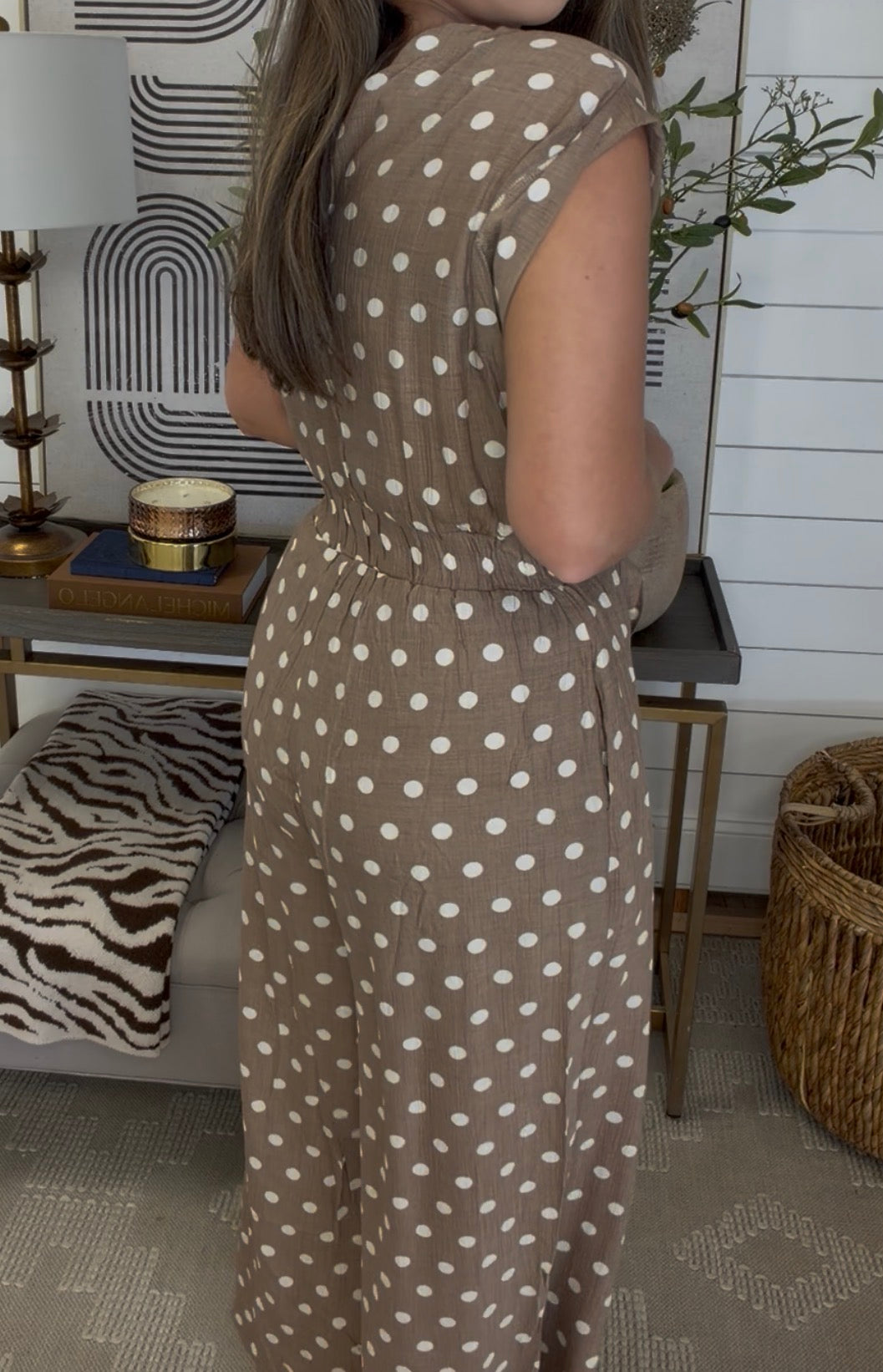Tara Tan Jumpsuit DEAL