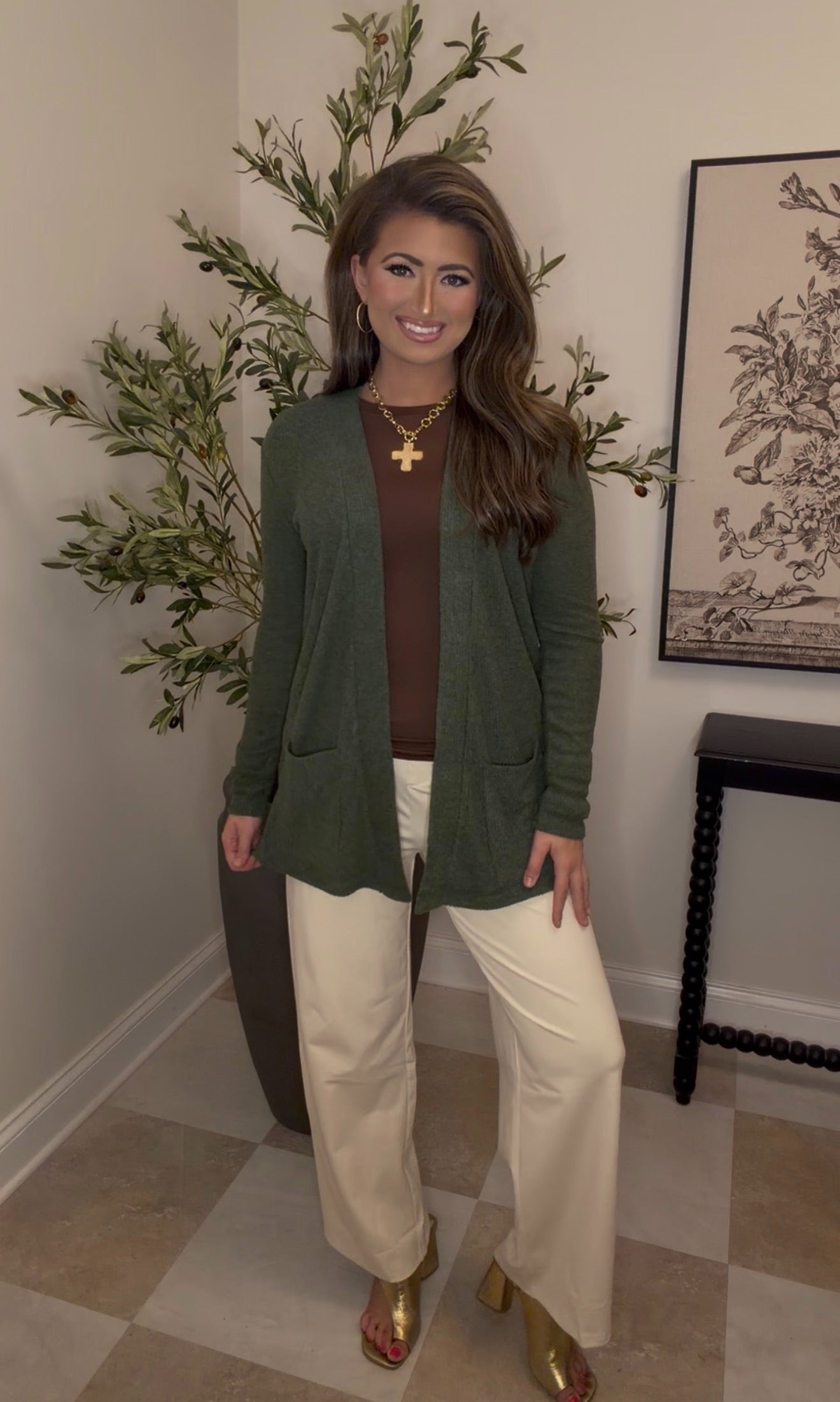 Zenana Brand Cara Cardigan DEAL- Olive