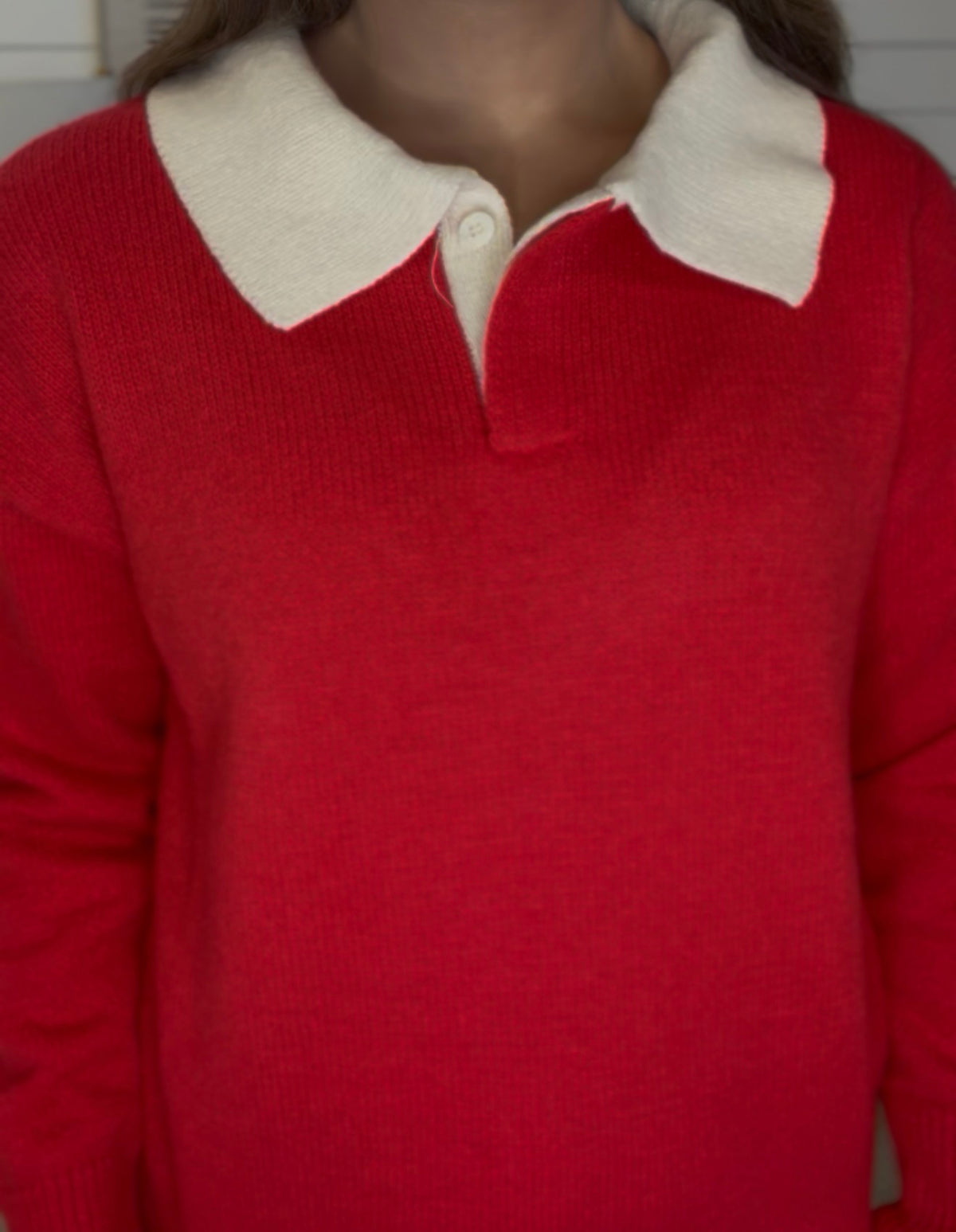 Cutest Collar Sweater- $25 DEAL