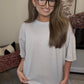 Zenana Brand Tee DEAL- Heather Gray