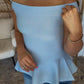 Peplum Blue Top DEAL