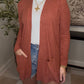 Zenana Brand Cara Cardigan DEAL- Rust