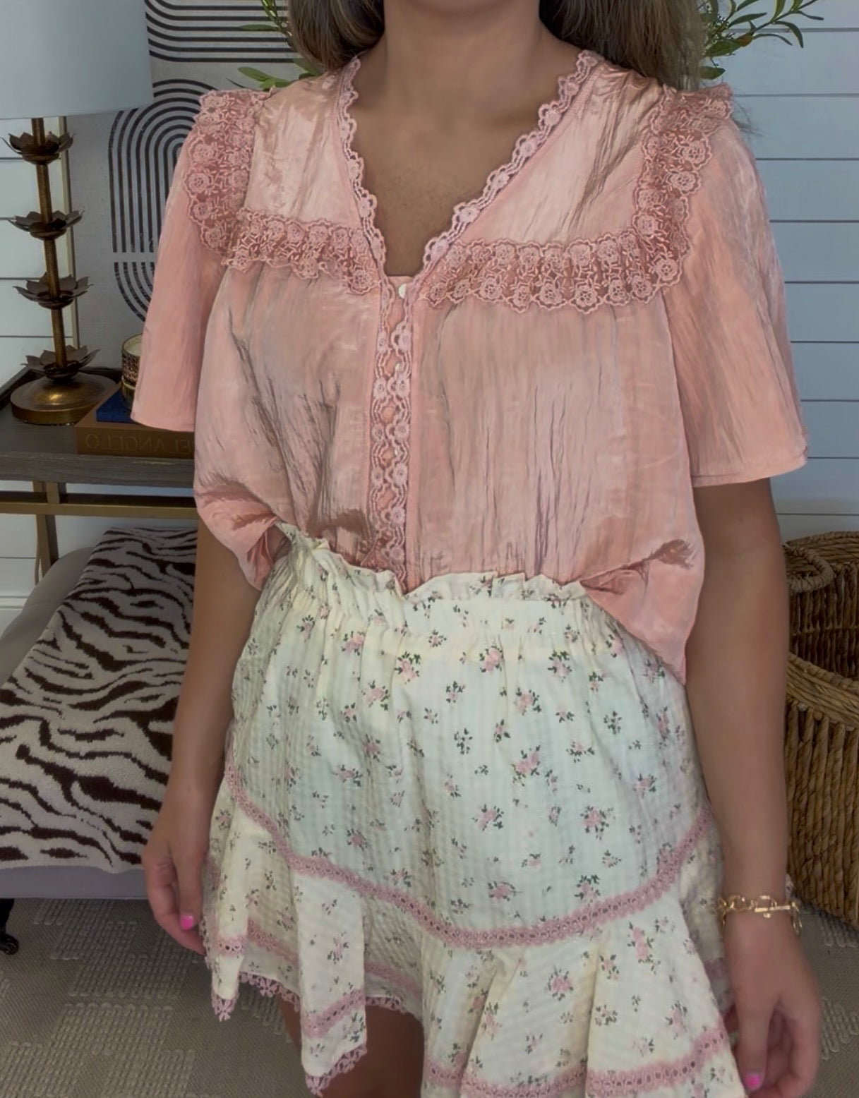 Rose Floral Skirt DEAL