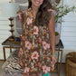 Brown Printed Dress DEAL