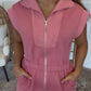 Zip Pink Romper DEAL