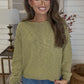 Olive Love Sweater- $25 DEAL