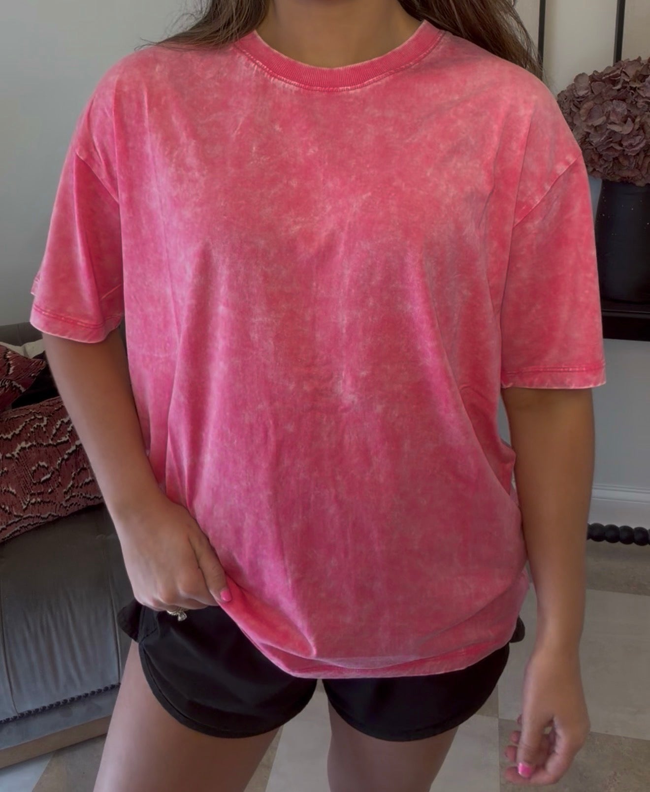 Zenana Brand Tee DEAL- Pink