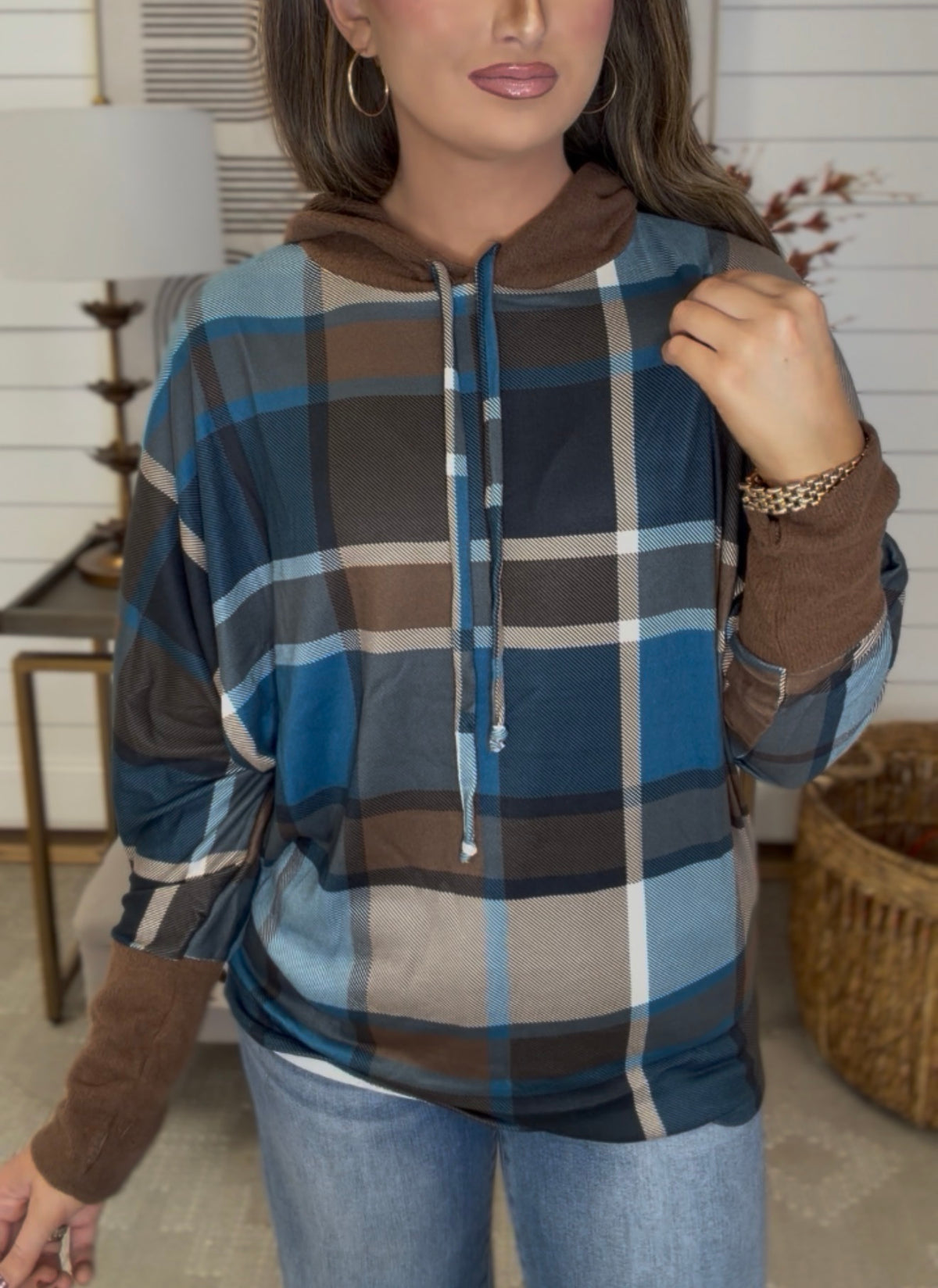 Pretty Plaid Sweatshirt - $25 DEAL