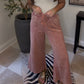 Zenana Brand Crop Pants Pink DEAL
