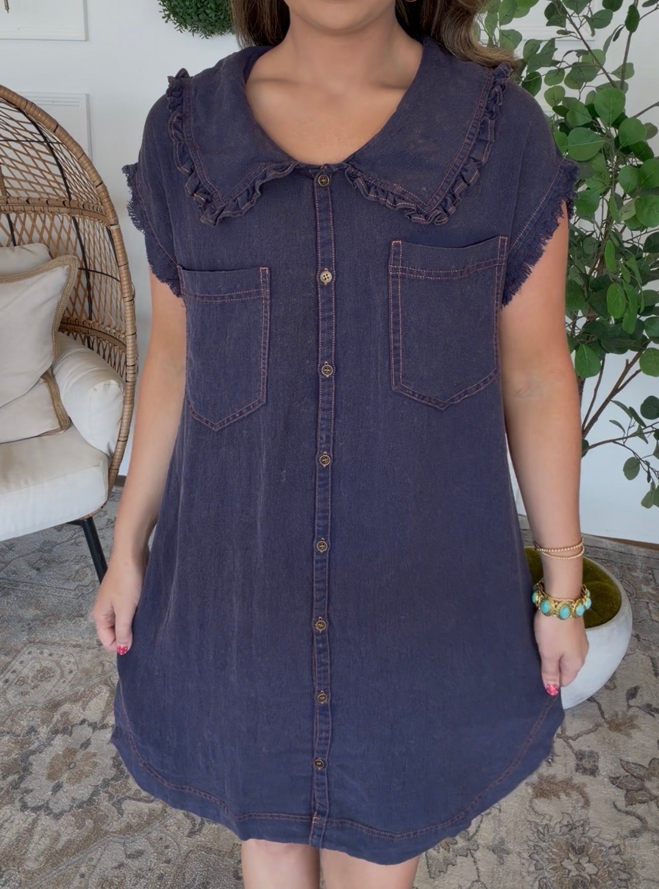 Dark Denim Dress