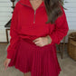 Zenana Brand Red Skort DEAL *Built in shorts*