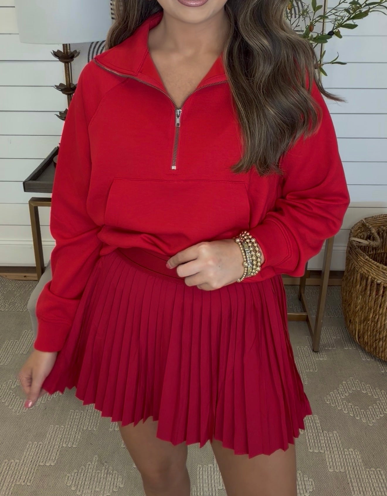 Zenana Brand Red Skort DEAL *Built in shorts*