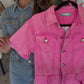 Denim & Pink Romper DEAL