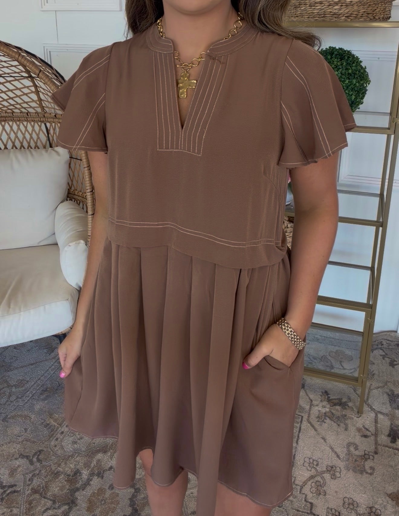 Brown Beauty Dress DEAL