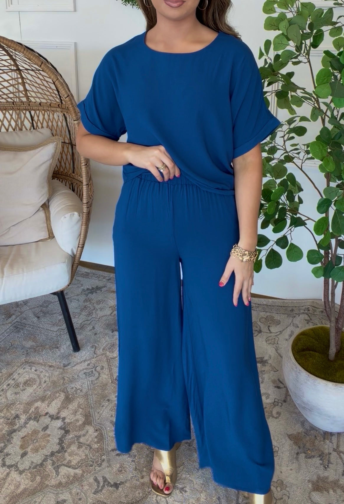 ZENANA BRAND Daily Set- Navy