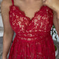 Red Lace Dress DEAL
