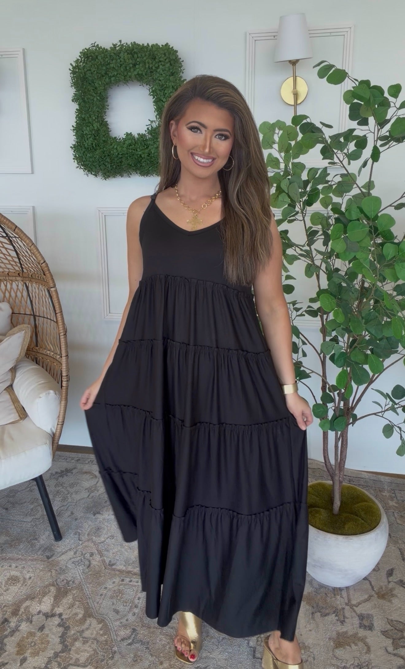 ZENANA BRAND Black Dress DEAL