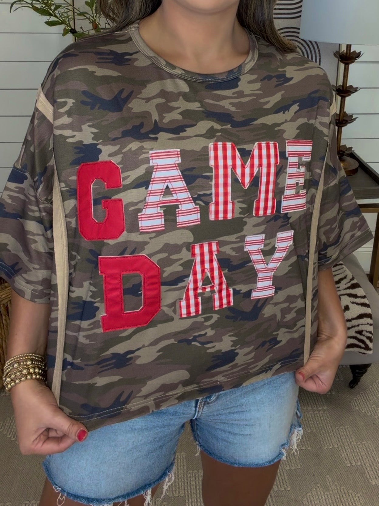 Camo Game Day Top DEAL