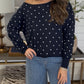 Kaci Top DEAL- Navy