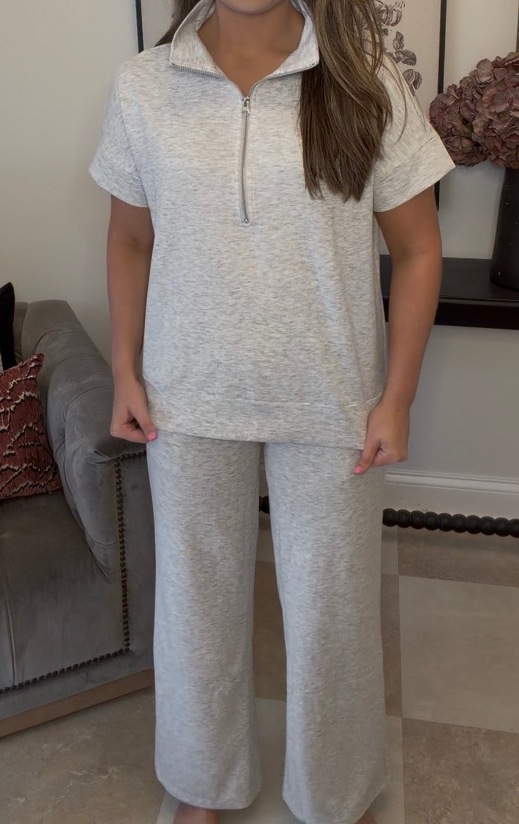 ZENANA BRAND DEAL— Heather Gray Set