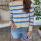 ZENANA BRAND Stripe Top- 2 COLORS