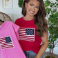 ZENANA BRAND Flag Tees - 2 COLORS