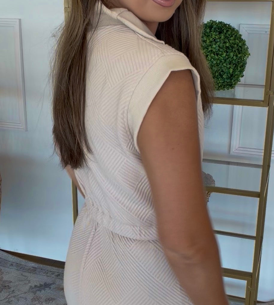 Zip Tan Romper DEAL