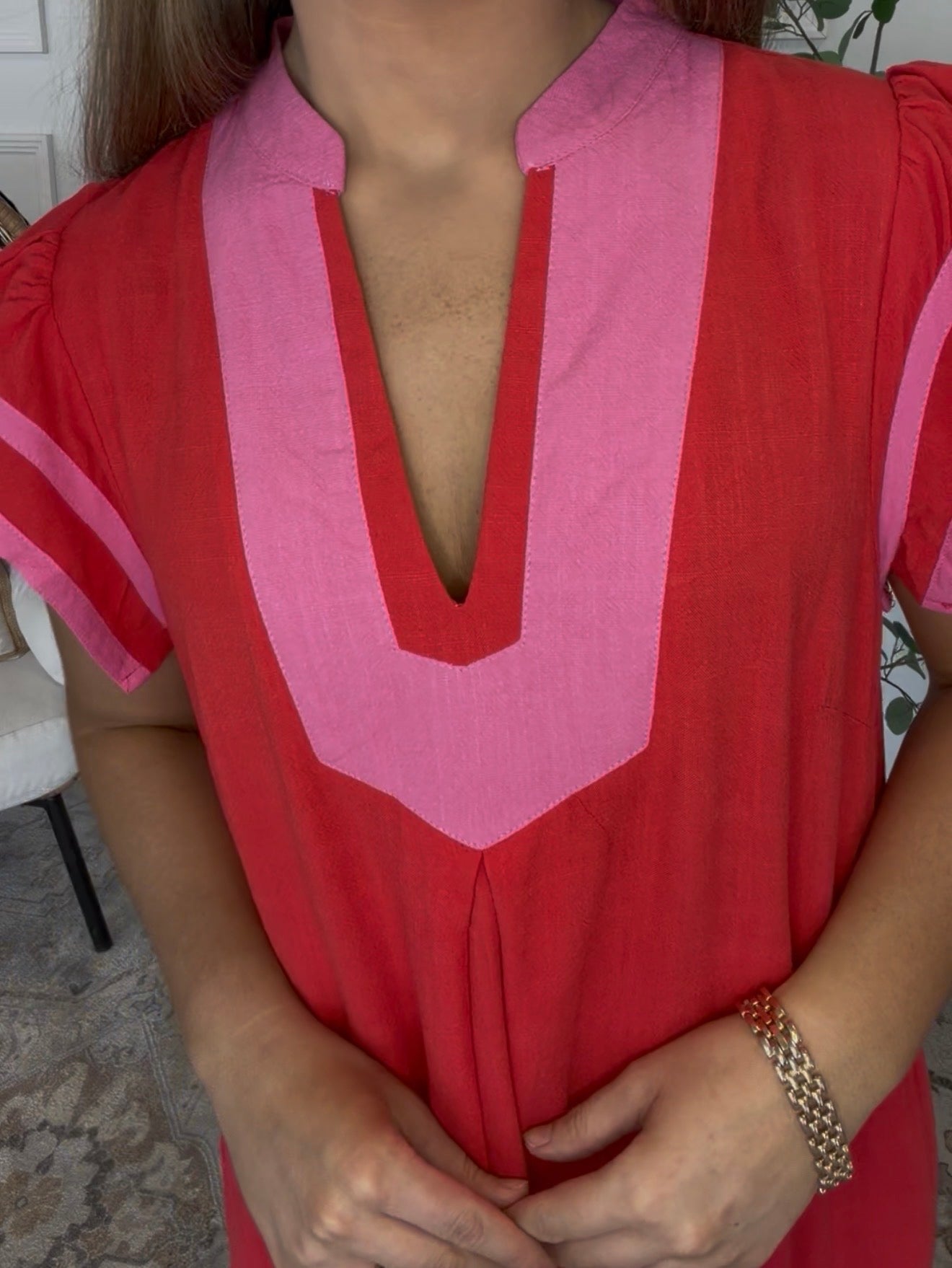 Pop of Pink Dress DEAL