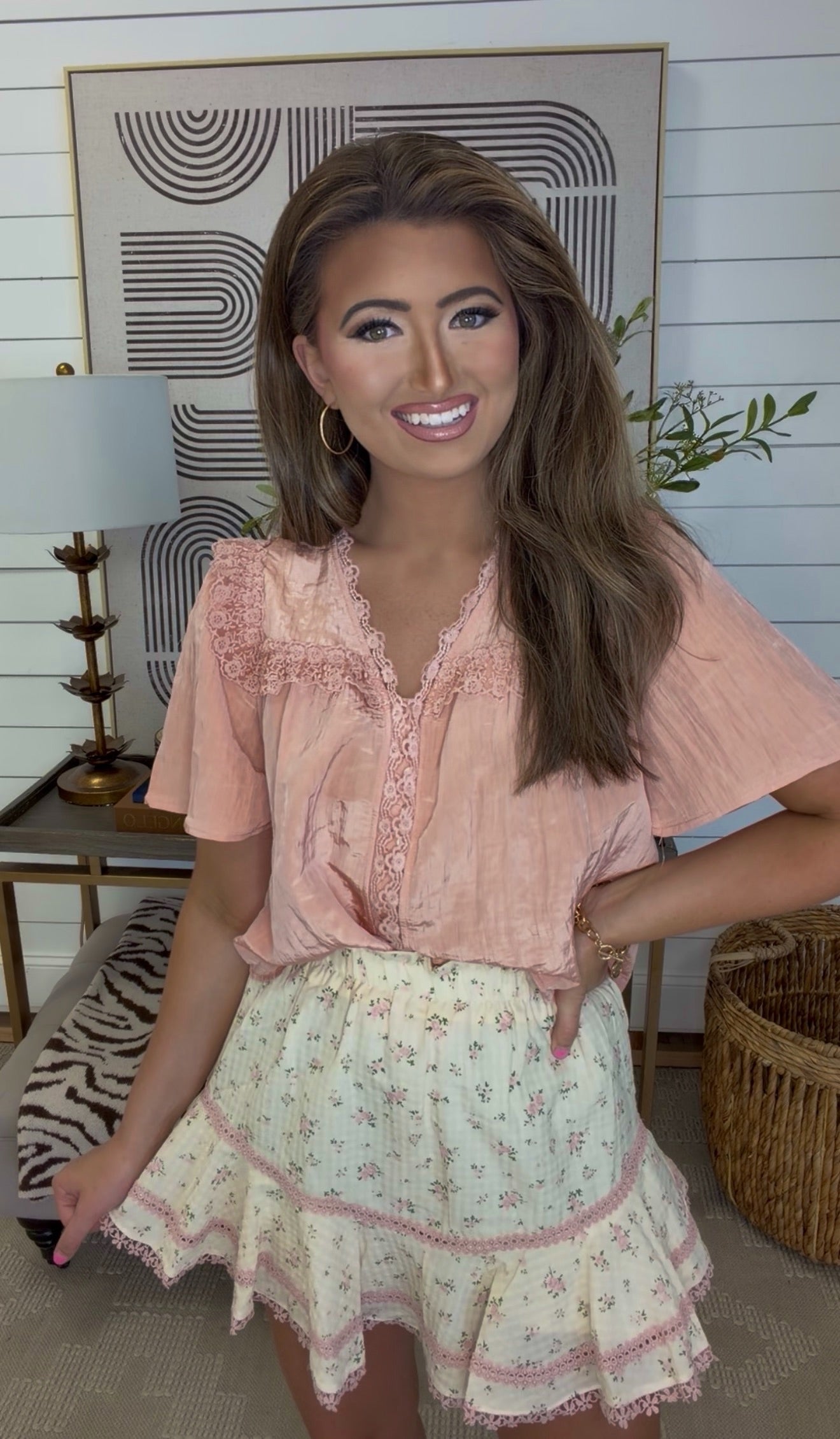 Rose Floral Skirt DEAL