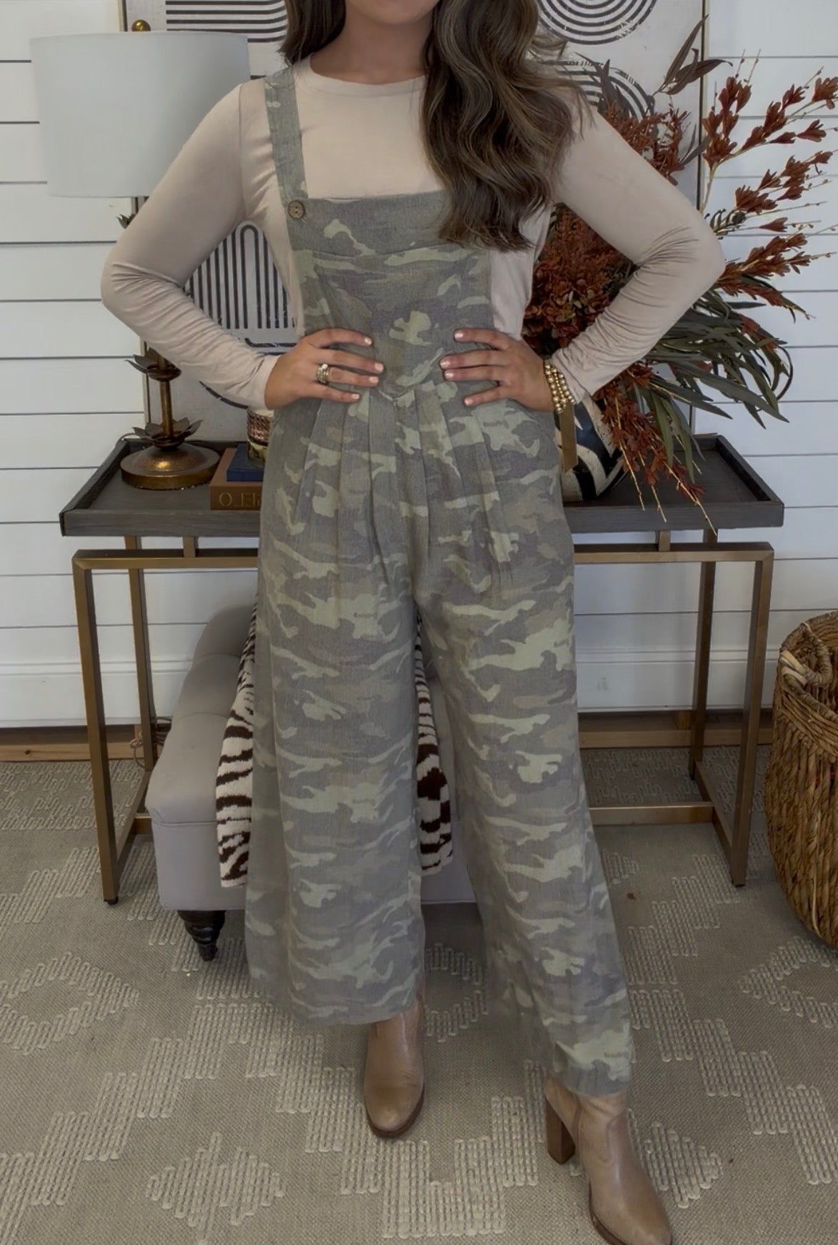 Camo Overalls - DEAL- LuxeLine