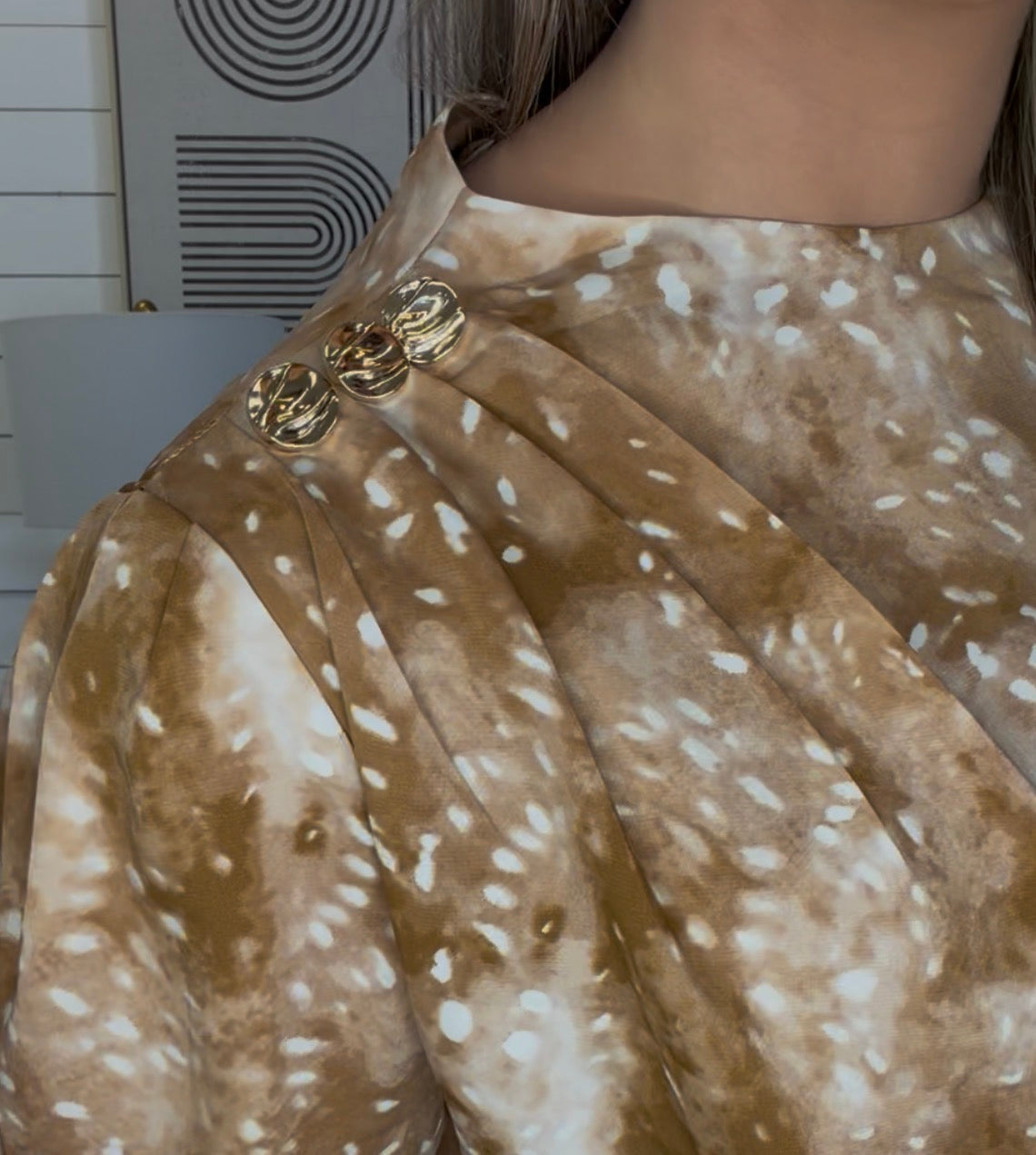 Fawn Fabulous Blouse - DEAL
