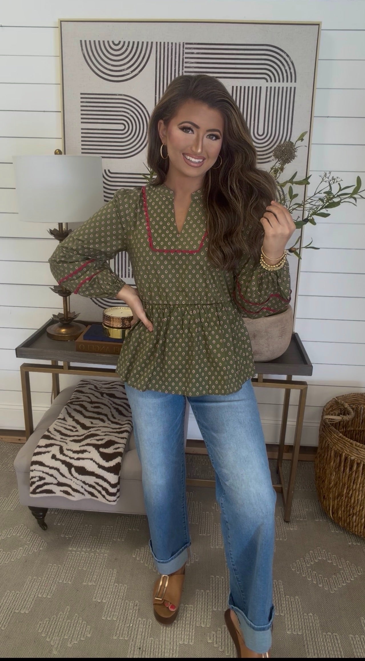 Olive Love Top DEAL