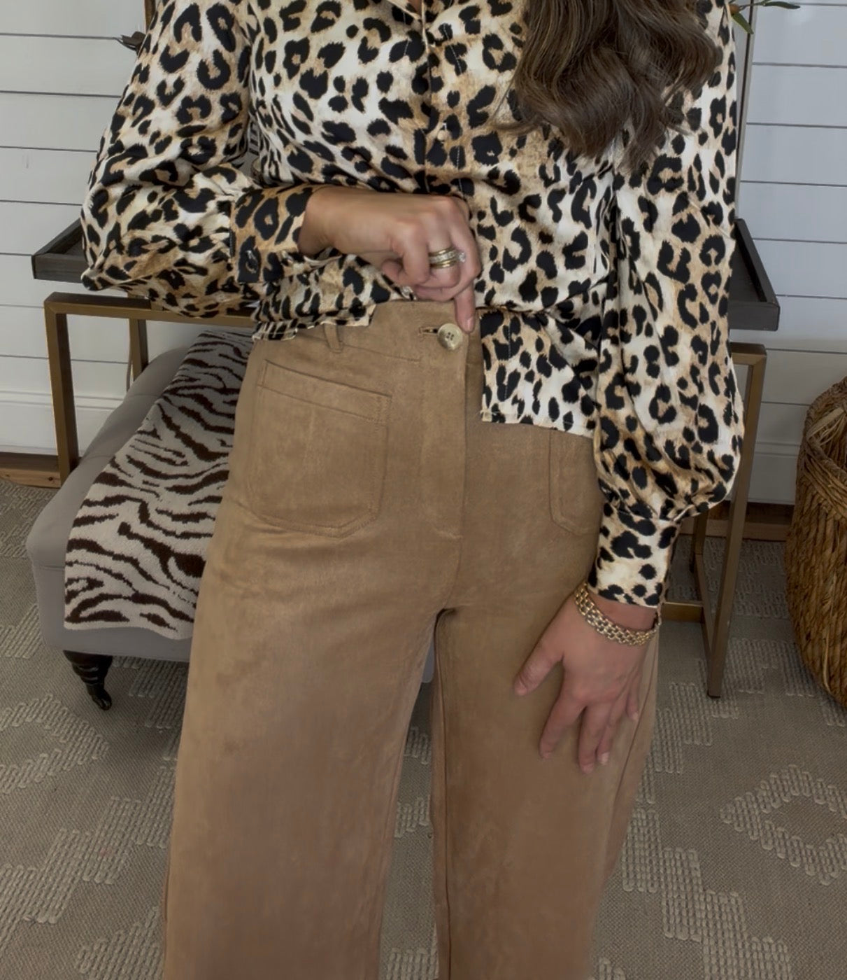 *SO COMFY* Tan Crop Pants DEAL